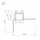 Встраиваемый профиль Arlight ARH-Ceil-S16-Fantom-Edge-2000 Anod 034979, изображение 2
