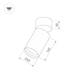 Корпус светильника Arlight SP-Polo-Surface-Flap-R65 024383(1), изображение 2