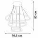 Подвесная светодиодная люстра Vitaluce V04624-03/3S, изображение 2