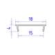 Алюминиевый накладной профиль Ambrella Light Alum Profile GP1600WH, изображение 10