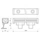 Линейный светодиодный прожектор Arlight AR-LINE-1000-12W Warm3000 (GR, 15x60 deg, 230V) 041728, изображение 4