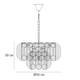 Подвесная люстра Arte Lamp Evelyn A4073LM-7PB, изображение 2