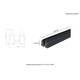 Встраиваемый магнитный трек Crystal Lux Space CLT 0.134 01 L2000 BL, изображение 2