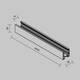 Шинопровод низкопрофильный накладной Maytoni Magnetic track system Exility TRXMN034-412W, изображение 5