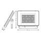 Прожектор светодиодный Gauss Qplus 400W 6500К 690511400L, изображение 2
