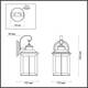 Уличный настенный светильник Odeon Light Nature Mavret 4961/1W, изображение 2
