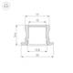 Профиль встраиваемый Arlight LINE-2315-F-2000 ANOD 044268, изображение 3