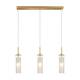 Подвесной светильник Indigo Torcia 11038/3P Brass V000416