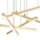 Подвесной светодиодный светильник Indigo Paralleli 14017/5P Gold V000087L, изображение 2