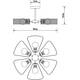 Потолочная люстра Arte Lamp Maasym A7044PL-6BK, изображение 2