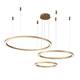 Подвесной светодиодный светильник Crystal Lux Fortuna SP158W Led Gold