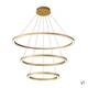 Подвесной светодиодный светильник Crystal Lux Fortuna SP158W Led Gold, изображение 5