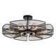 Потолочная люстра Arte Lamp Maasym A7044PL-8BK