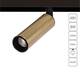 Трековый светодиодный светильник Arte Lamp Linea A4660PL-1AB, изображение 3