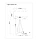 Настольная лампа Arte Lamp Naos A5043LT-1WH, изображение 2