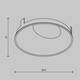 Декоративная рамка-отражатель Maytoni Technical Wise Ring057-10-CH, изображение 2