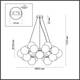 Подвесная люстра Lumion MELONA 6508/20, изображение 2