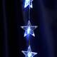 Светодиодная гирлянда Feron Занавес Звездочки 230V 5000K холодный белый 8 режимов CL25 48608, изображение 2
