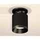 Комплект накладного светильника Ambrella light Techno Spot XS7402062 SBK/PBK черный песок/черный полированный (N7926, C7402, N7031), изображение 3