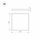 Встраиваемая светодиодная панель Arlight DL-INTENSO-S600x600-40W White6000 038431, изображение 2