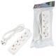 Удлинитель Uniel Ultra 4гн х 1,5м с/з S-GCU4-1,5 White UL-00010005, изображение 3
