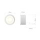Светодиодный модуль Denkirs Slim LED DK4000-8W dim, изображение 4
