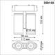 Трековый светодиодный светильник для низковольтного шинопровода Novotech Shino Smal 359108, изображение 5