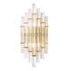 Настенный светильник Crystal Lux Saragosa AP2 Brass/Transparente