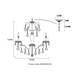 Подвесная люстра Crystal Lux Montana SP9, изображение 2