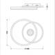 Потолочный светодиодный светильник Escada Arctic 10234/1LED BL, изображение 2