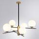 Подвесная люстра Arte Lamp Arkab A2225LM-6BK, изображение 2