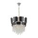 Подвесной светильник Lumina Deco Kruvia LDP 7045-400 BK+CHR