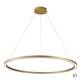 Подвесной светодиодный светильник Crystal Lux Fortuna SP88W Led Gold, изображение 3