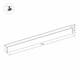 Трековый светодиодный светильник для магнитного шинопровода Arlight Mag-Flat-45-L605-18W Day4000 026953, изображение 3