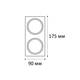 Рамка Italline IT08-8038 black, изображение 2