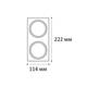 Рамка Italline IT08-8034 black, изображение 2