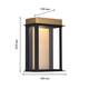 Уличный настенный светодиодный светильник Favourite Glow 4302-1W, изображение 2
